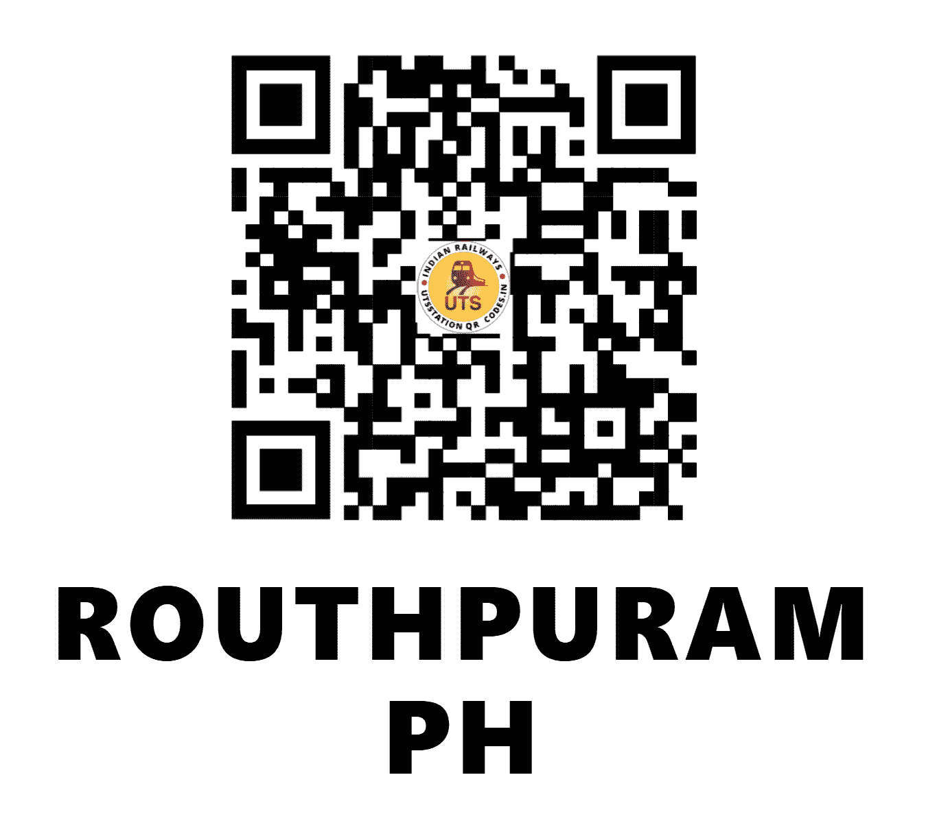 UTS QR Code for ROUTHPURAM PH - RMZ - EO (ANDHRA PRADESH)